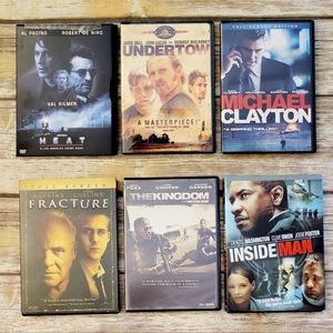 6 DVD Movies Bundle